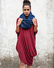 sukienki midi damskie Crimson Tube bordowa tunika z angory 4