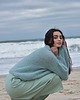swetry damskie  Sweter merino & alpaca miętowy 5