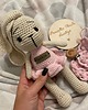 przytulanki dla niemowląt i dzieci Gift box dla dziewczynki, króliczek maskotka na szydełku, prezent dla dziecka 2