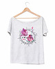t-shirt damskie You are enough Oversize Szary 1
