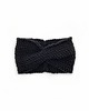 czapki damskie Czarna elegancka opaska merino twist 1