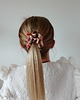 gumki do włosów Gumka jedwabna, scrunchie, frotka jesienne kwiaty MIDI 3