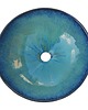 umywalki Ręcznie Formowana Umywalka w kolorze Niebiesko-Zielonym 7