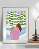 grafiki i ilustracje Plakat Winter Trees 1