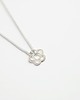 srebrne naszyjniki Sterling Silver Flower Necklace 1