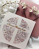 kartki scrapbooking Kartka pamiątka Pierwszej Komunii KWIATY 1