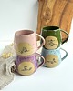 kubki Kubek ceramiczny dla joginki beczułka 320 ml - Joga różowy 3