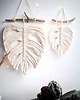 makramy Liść Monstery - makrama monstera, zawieszka ścienna 3