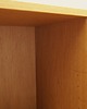 półki Regał jesionowy z regulowanymi półkami, Dania, lata 70. 5