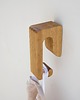 wieszaki Dębowy wieszak haczyk na ręczniki (wersja samoprzylepna oraz na kołek) 2