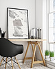 plakaty San Francisco mapa plakat  50x70 cm / A3 / A4 1