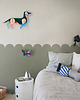 tapety i naklejki ścienne Wainscoting Solid  Dark - samoprzylepny dekoracyjny panel ścienny 5