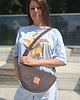 torby na ramię Torebka crossbody z Czekoladowego Nubuku 1