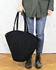 torby XXL Shelly bag czarna torba nubuk wodoodporny vegan 1