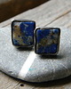 kolczyki z miedzi Lapis lazuli - sztyfty 4