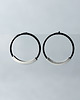 kolczyki wire wrapping Srebrne minimalistyczne kolczyki koła 5
