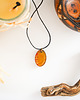 wisiory Owalny, kolorowy, artystyczny, dwustronny wisiorek abstrakcyjny handmade 6