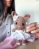 misie i maskotki Króliczek na szydełku SZYDEŁKOWY KRÓLICZEK amigurumi BALETNICA 3