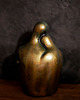 figurki i rzeźby Rzeźba z gipsu, Jesteś Moim Skarbem, złoto-zielony, wys. 12,4 cm 4