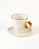 filiżanki Baletnica - porcelanowe espresso z talerzykiem 2