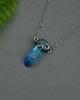 naszyjniki - inne Naszyjnik Talizman kryształ górski wire wrapping 5