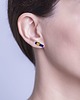 kolczyki pozłacane Kolczyki złote kwadraciki GOLD/lapis lazuli 1