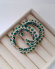 kolczyki szklane Kolczyki Koła z Kryształów Preciosa i Koralików - AURA Emerald 3