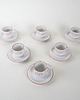 filiżanki Komplet filiżanek porcelanowych, włoski design, lata 80, produkcja: Włochy 4