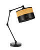 lampy stołowe Eklektyczna lampa stołowa w kolorze czarnym ASMARA DUAL 1