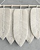 makramy Makrama Liście XL Kremowa Ecru Ozdoba Ścienna Boho Scandi 70 cm 6
