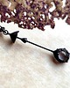 wisiory Szklany naszyjnik z grzybem  2