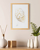 plakaty Plakat Złota Anatomia Serce & Mózg 4