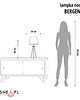 lampy do pokoju dziecka Designerska lampka nocna na 3 nogach do pokoju dziecka BERGEN KIDS 4