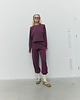 spodnie dresowe damskie Spodnie dresowe Sexy Joggers mauve wine 1
