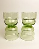 szklanki i kieliszki ZESTAW SZKLANEK RUNO - 2 SZTUKI (szarozielone) 220ml 2