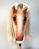 zabawki - inne Ujeżdżeniowy Hobby Horse - Biało - brązowy - tarant A3 3