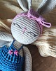 przytulanki dla niemowląt i dzieci Króliczek przytulanka bawełniana maskotka na szydełku Little Bunny 3