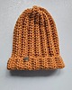 czapki damskie Czapka wełniana  mandarynkowa 1
