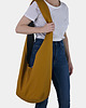 torby XXL Musztardowa torba hobo w stylu boho / vegan 2