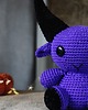 dodatki - różne Fioletowy Diabełek, Prezent na Halloween, Maskotka dekoracyjna 3