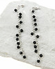 kolczyki z kamieniami Długie kolczyki ze srebra z czarnymi turmalinami 4
