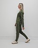 komplety damskie Sabela minimalistyczny komplet z lamówkami - Khaki 5