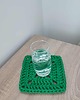 podkładki do kuchni Podkładka szydełkowa pod kubki ze sznurka 16cmx16cm 4