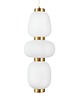 lampy wiszące Lampa wisząca BRILLA-3 LED złota 23 cm 4