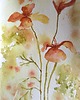 obrazy Akwarela Kwiaty oryginalny obraz A5 21x15 cm 2