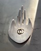 pojemniki na biżuterię Ceramiczna Łapka Handmade Talerzyk na Biżuterię Złote Ciapki 1