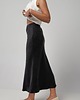 spódnice midi Czarna spódnica tulipan, DEEP BLACK 1