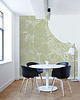 tapety i naklejki ścienne Trójmiasto - tapeta na wymiar - mapa na ścianę 3
