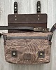 torby na ramię Torba brązowa A4 ze skóry i bawełny Vintage. 3