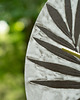 zegary Ceramiczny zegar ścienny z makramą handmade liście palmy 5